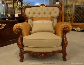 Кресло Вагнер А классическое (Подлокотники кожа) магазин Москва